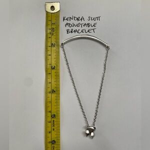 Kendra Scott Angela Silver Adjustable Bracelet